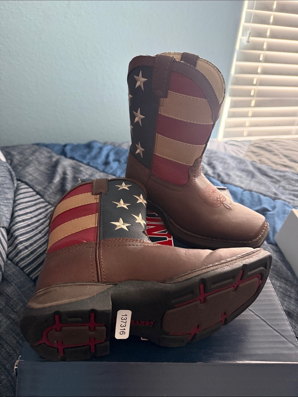 NEW Durango Brown and Tan Kids' Western Boots
